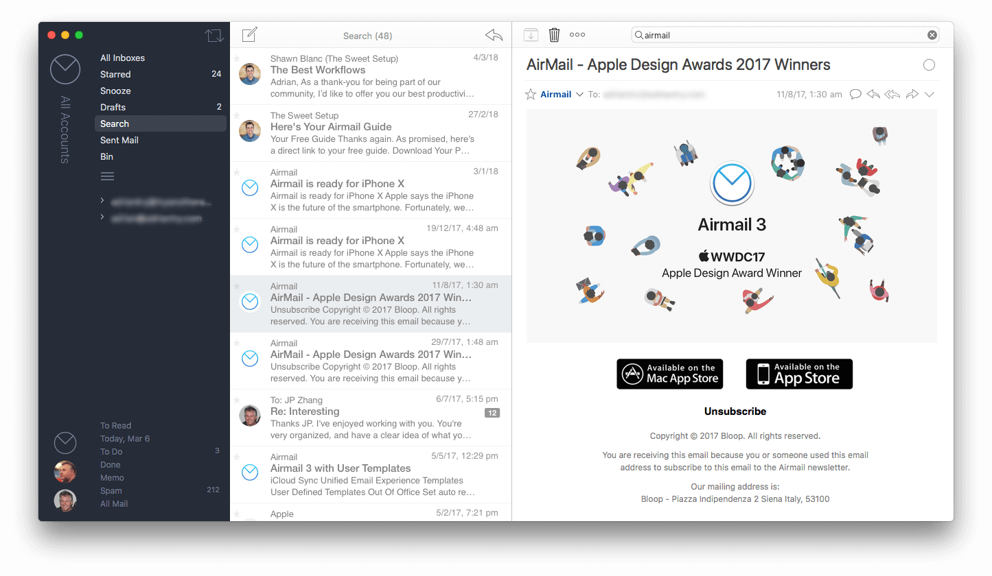 best mail client for mac and office365